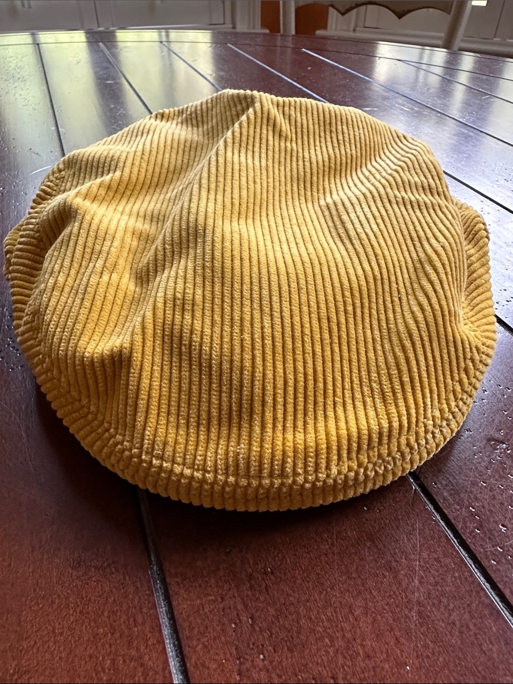 NWOT Jack Wills Mens Corduroy Hat in Mustard Yellow